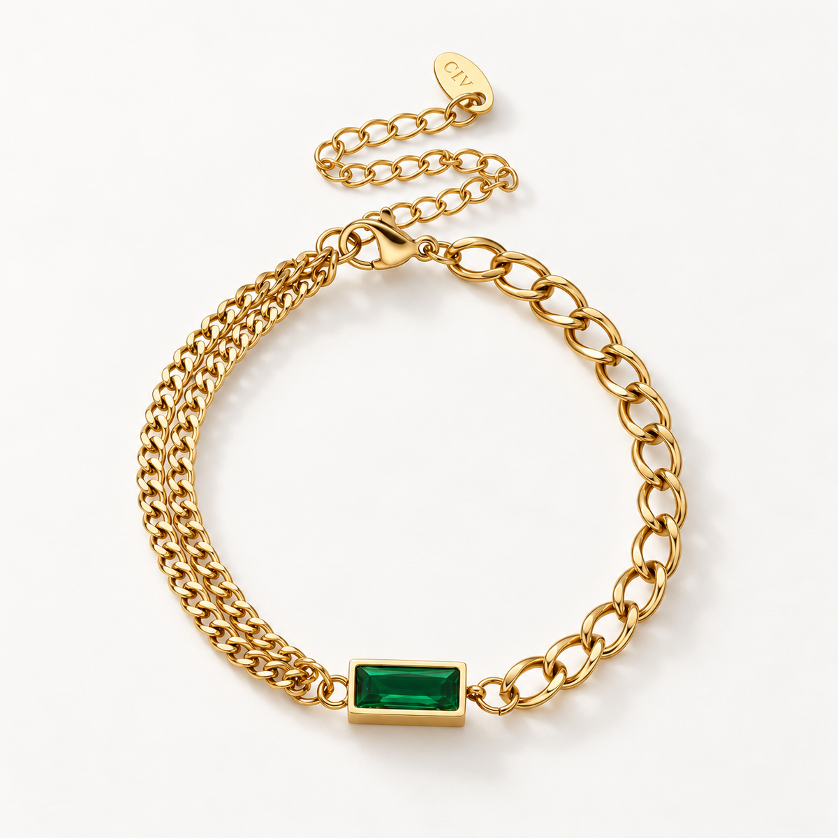 Avira Emerald Armband