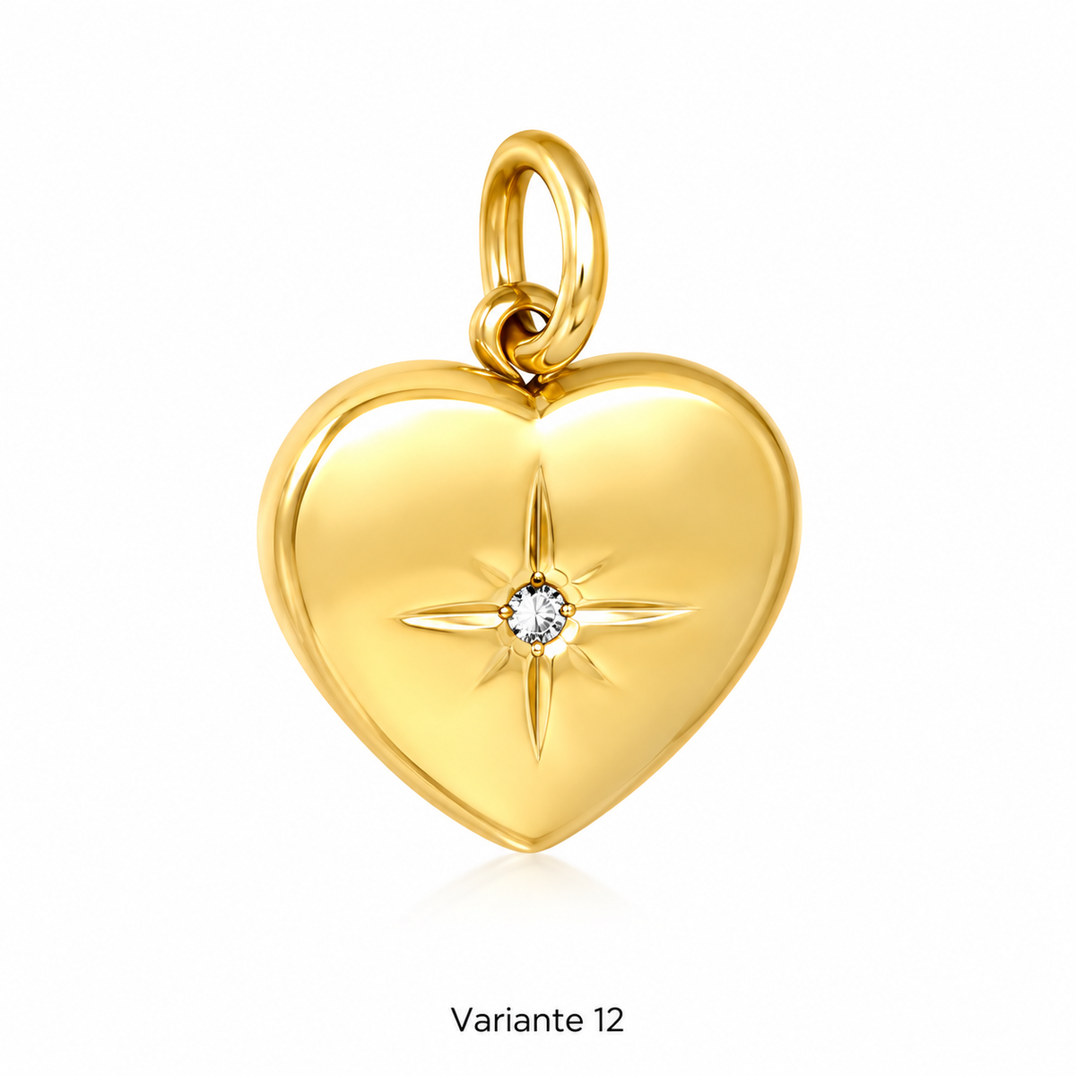 Charm-Kette – Kette zum Kombinieren aus Edelstahl, vergoldet, mit einhängbaren Charms – Ansicht 14
