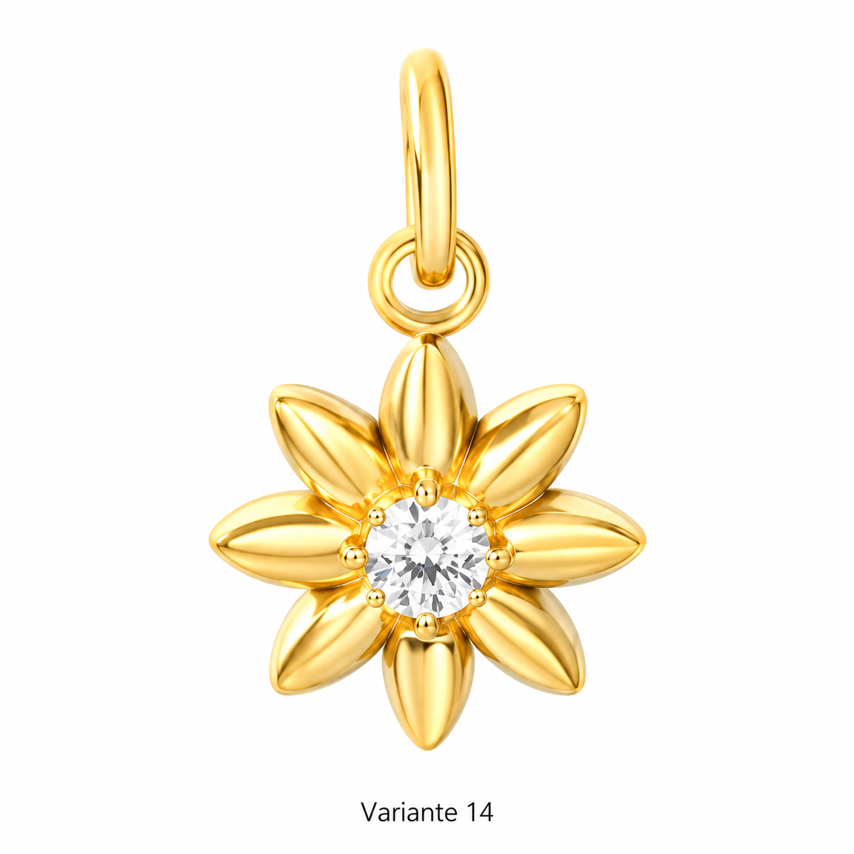 Charm-Kette – Kette zum Kombinieren aus Edelstahl, vergoldet, mit einhängbaren Charms – Ansicht 16