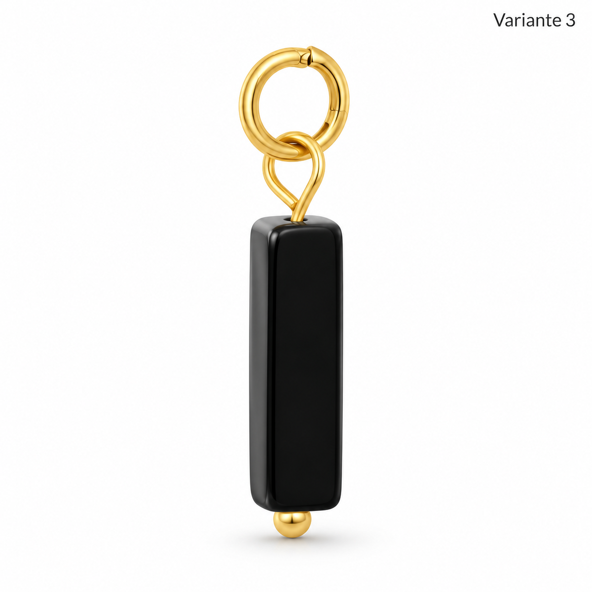Charm-Kette – Kette zum Kombinieren aus Edelstahl, vergoldet, mit einhängbaren Charms – Ansicht 5