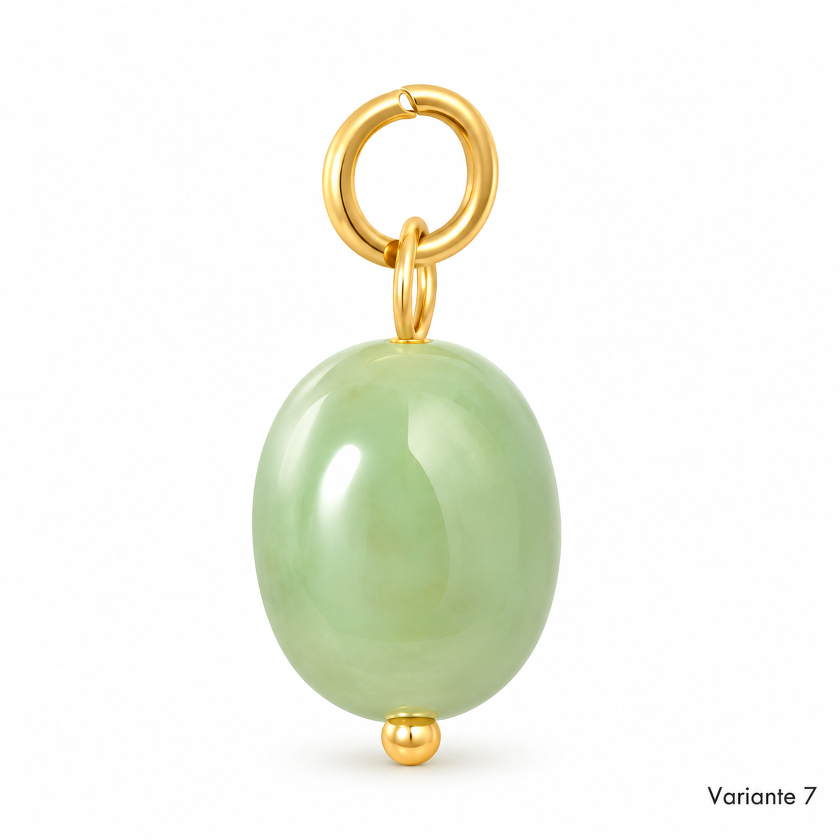 Charm-Kette – Kette zum Kombinieren aus Edelstahl, vergoldet, mit einhängbaren Charms – Ansicht 9