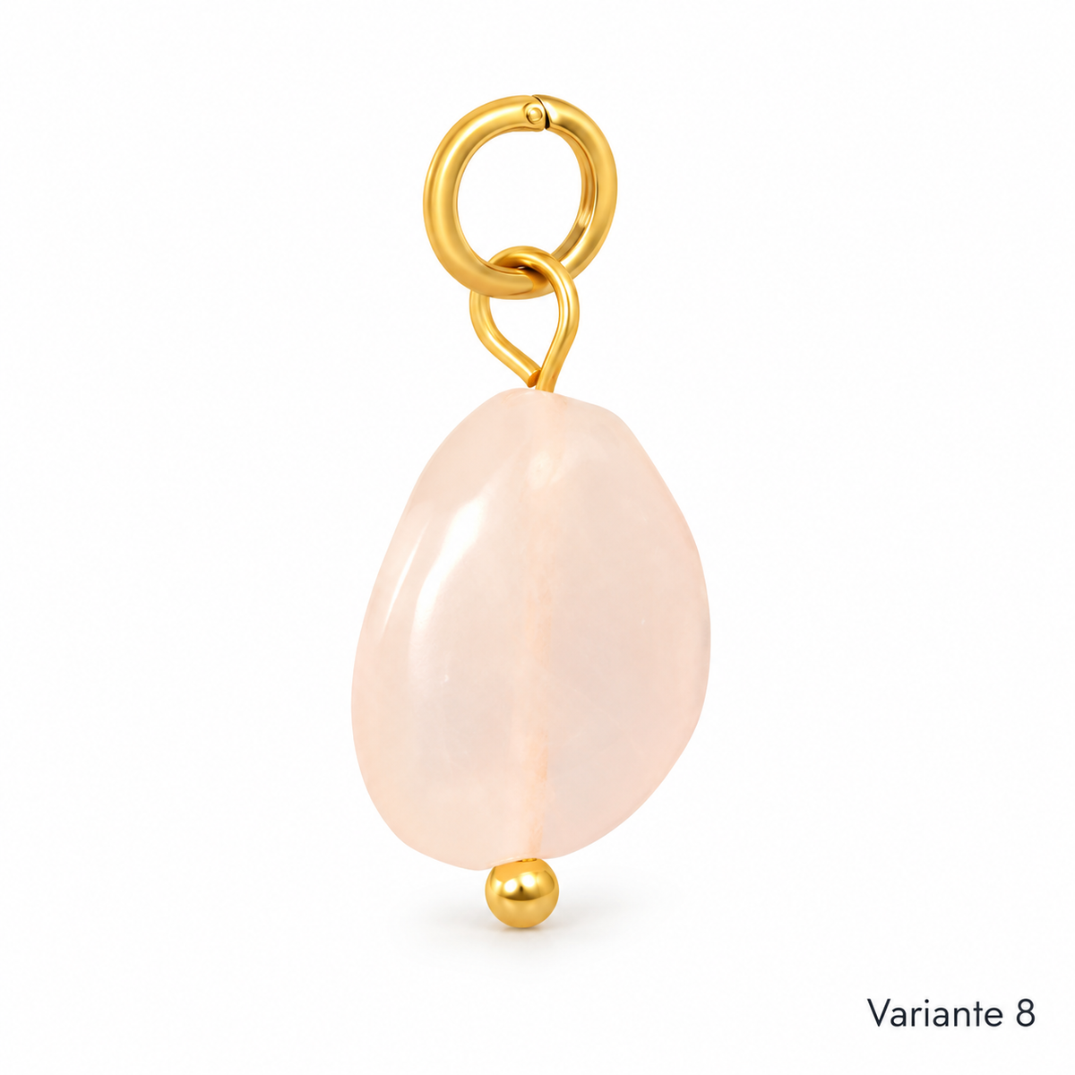 Charm-Kette – Kette zum Kombinieren aus Edelstahl, vergoldet, mit einhängbaren Charms – Ansicht 10